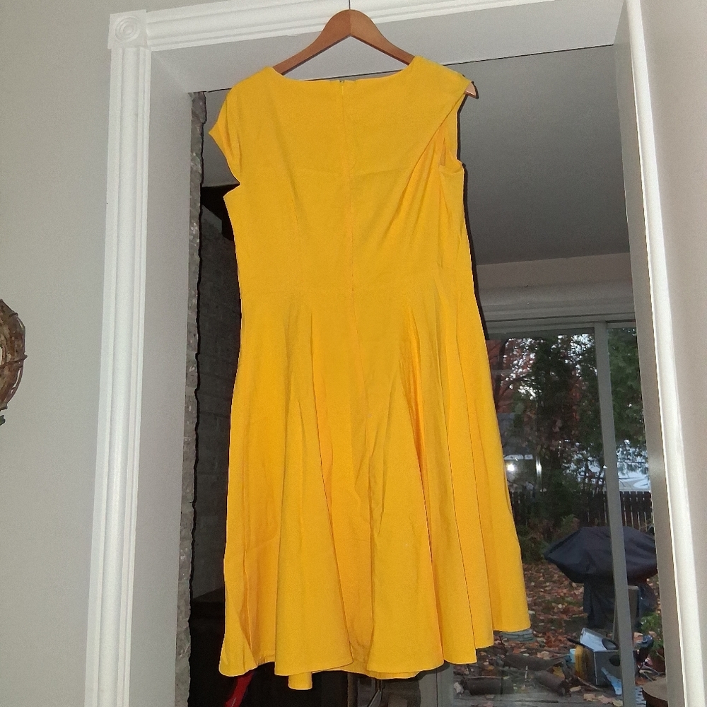 Elegant Yellow Dress
